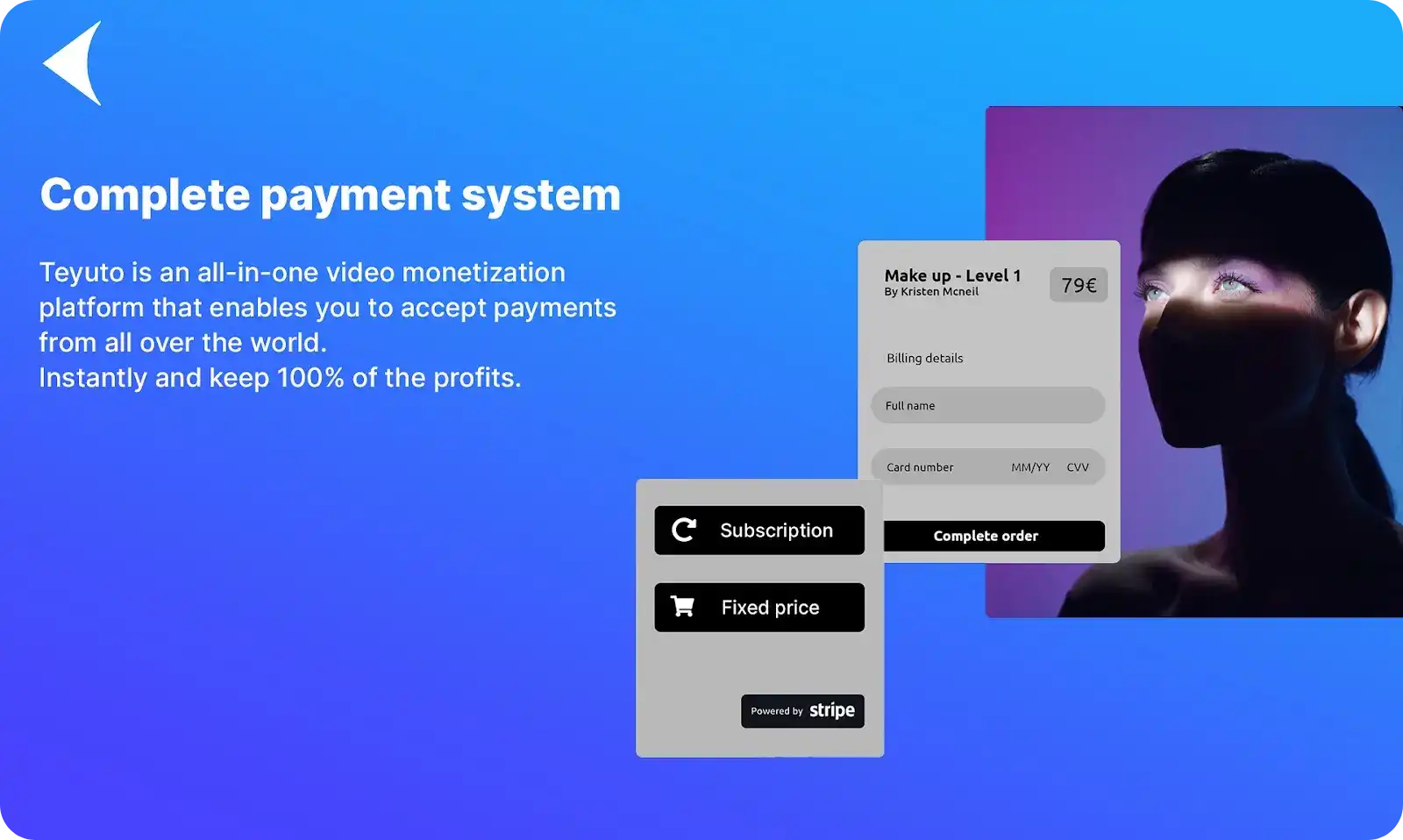 Teyuto all-in-one monetization